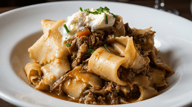 Pork Ragu Pappardelle.